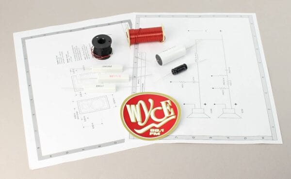 Caritas Speaker Bare Bones Kit Crossover Components