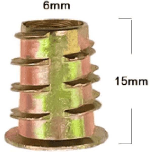 M6 Threaded Inserts - Caritas Audio